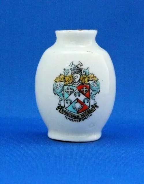 English Porcelain Crested China Souvenir - "Hammersmith" Crest