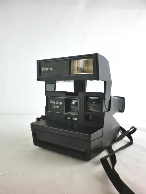 Polaroid Sofortbildkamera One Step Flash für 600er Film 80er Jahre W1897