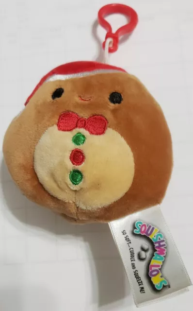 Squishmallow 5 Inch Jordan the Gingerbread with Hat Christmas Plush Toy