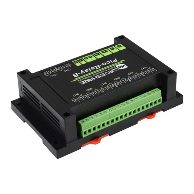 RELAY MODULE FOR Raspberry Pi Pico 8-Channel USB 5V Supply Optocoupler ...