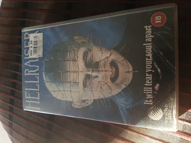 Hellraiser PAL VHS VIDEO 1987 Clive Barker British Horror Rare Widescreen Ed