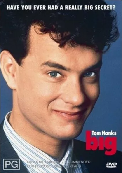 BIG (Tom HANKS Elizabeth PERKINS Robert LOGGIA Jon LOVITZ) Comedy DVD Region 4