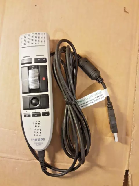 Philips LFH3220/00 USB SpeechMike III Classic Microphone Dictation