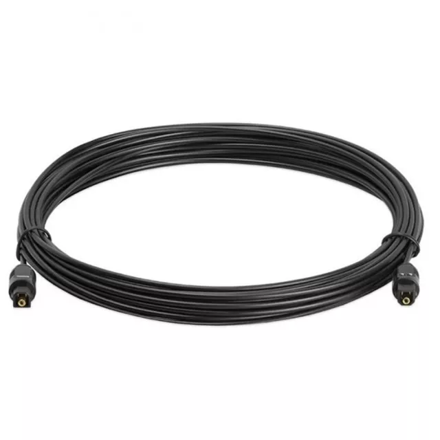 Long 3M Numérique Optique Fibre Toslink Audio Câble Spdif Cordon