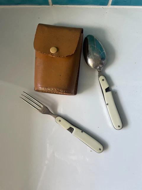 Cuillère De Pêche Vintage Drone Huntington INOX N°3.5 – Années 60, Fabriquée Aux USA