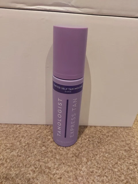 Tanologist Tinted Self-Tanning Mousse Dark Express Tan Fake False Tan 200ml NEW