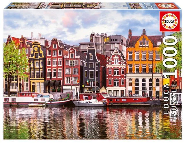 Educa - Grachtenhäuser 1000 Teile Puzzle Educa