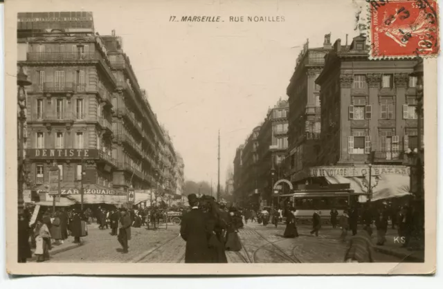 CPA - Carte Postale - France - Marseille - Rue Noailles - 1909 (I15741)