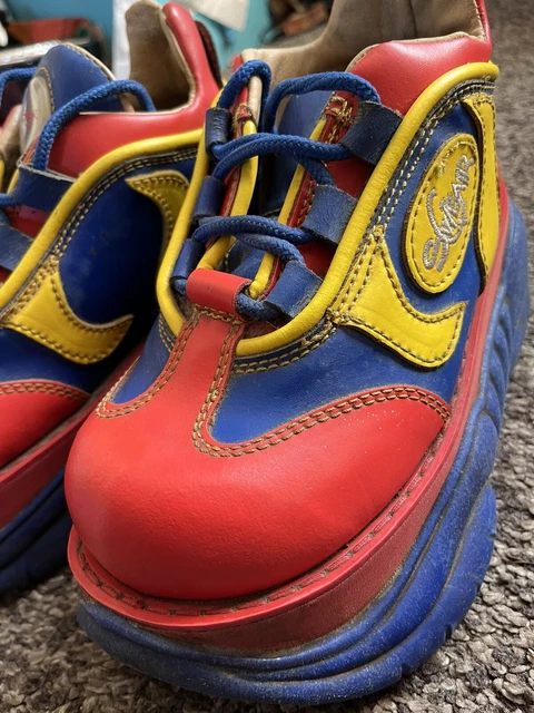 SWEAR PLATFORM S RARE Harajuku 1990 s Rave Trainers Vintage
