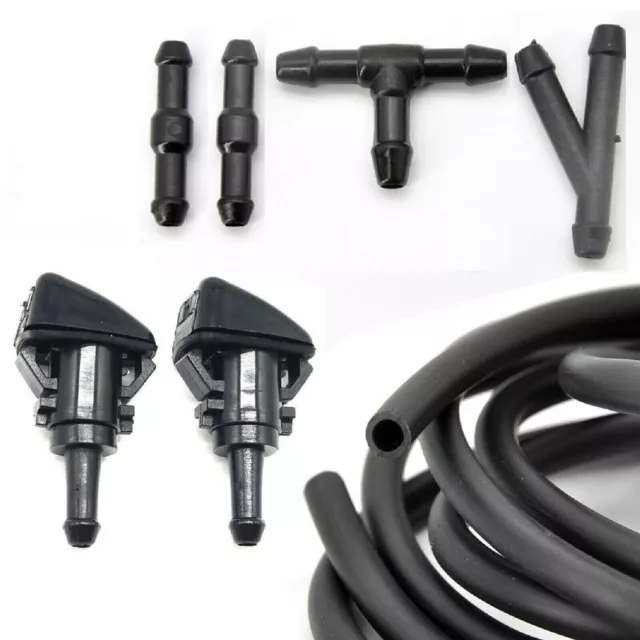 UNIVERSAL CAR WINDSHIELD Wiper Washer Squirter Nozzle Spray Jet Kit