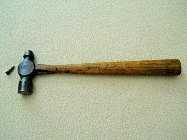 Vintage PLUMB 6 oz Ball Pein Peen Hammer with Plumb Take Up Wedge