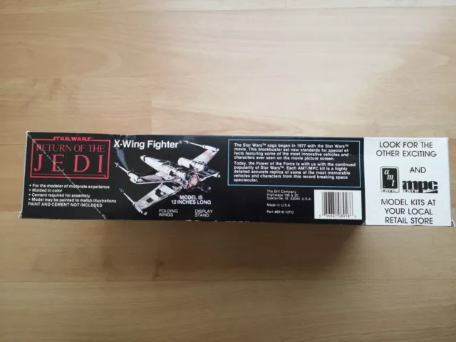 MPC ERTL Star Wars Return of the Jedi X-Wing Fighter Modell 8918 (95 Teile) 3