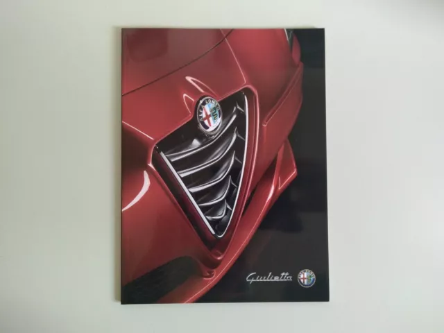 Depliant brochure Alfa Romeo Giulietta - 09/2015