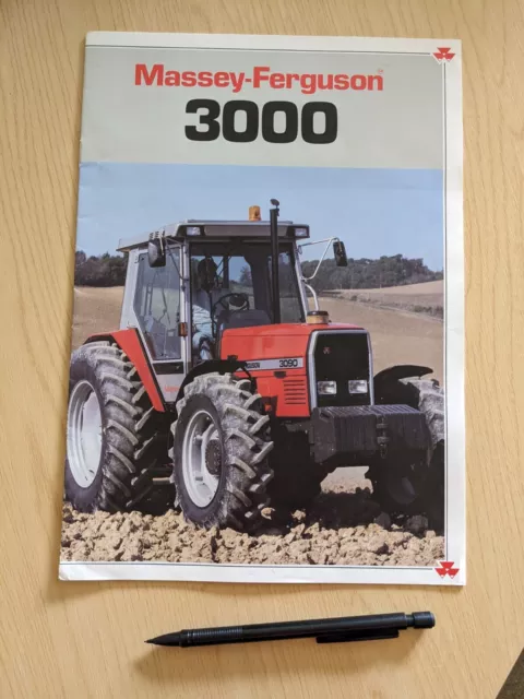 Farm Tractor Brochure - Massey Ferguson MF 3000 series c1989 3050 3060 3070 3090