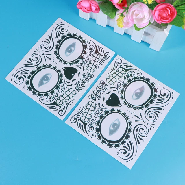 Pegatina Cara Brillo Pegatina Maquillaje Cara Para Mujer Negro