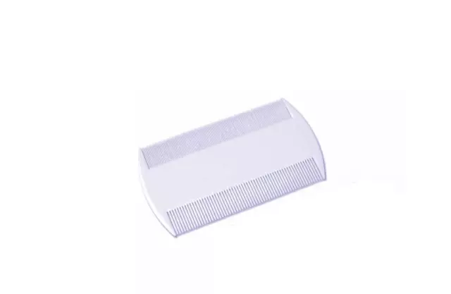 White Double Sided Nit Combs for Head Lice Detection