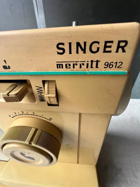 Rare Vtg Singer Merritt 9612 Sewing Machine. Retro 1980's 2
