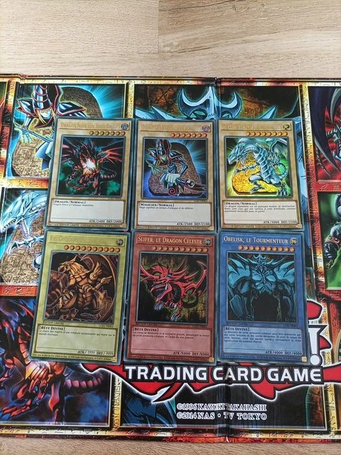 Carte Anime Originale Set De Cartes Yugioh Orica - Magicien Noir, Dragon Blanc, Dragon Noir - Collection Anime Originale Protection Protections Heartforcards