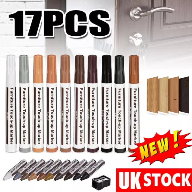 FURNITURE MARKER TOUCH Up Pens Wooden Floor Scratch Repair (3PK) £3.25 -  PicClick UK
