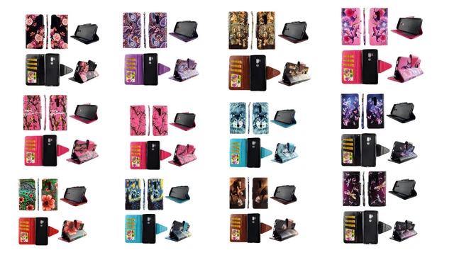 Folio Wallet Case for Apple Iphone XS Max Id Slots Cover Pu Leather Cases
