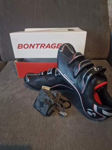 Bontrager Inform Black Cycling Shoes Size 9 UK Excellent Cond