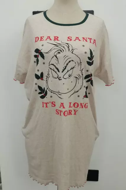 PRIMARK LOVE TO Lounge The Grinch Nightdress Size XL 18/20 $2.54 - PicClick