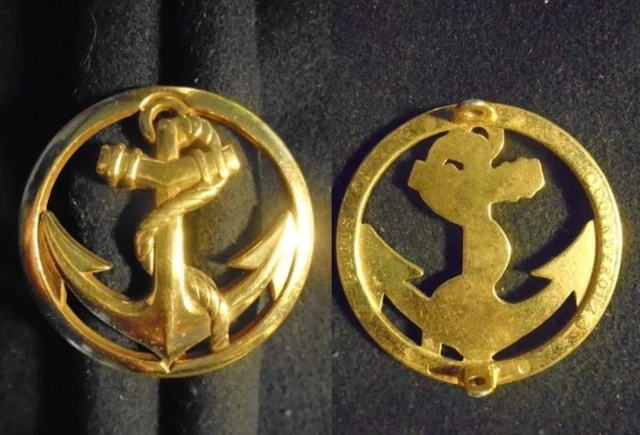 Insigne De Béret Parachutiste Marine - Troupes Aéroportées - Coinderoux - Armée De Terre