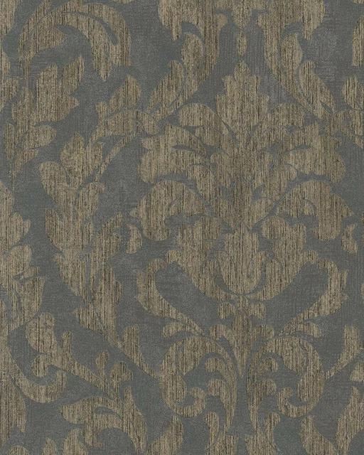 Marburg Tapete Vlies Nabucco Floral Ornamente Glanz grau gold 58037 Tapeten (4,9
