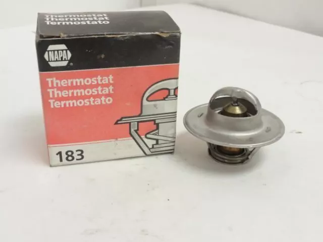 208049 New In Box; NAPA THM 183 Automotive Thermostat; 195Deg Temp Range