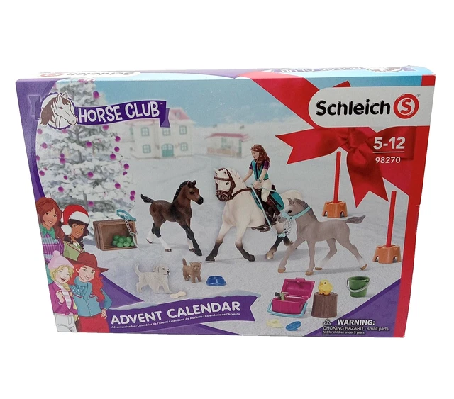 SCHLEICH HORSE CLUB Advent Calendar 98270 Girl Farm Animal Toy New £37.