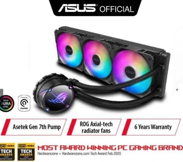 ASUS ROG STRIX LC II 240 ARGB Liquid CPU Cooler $259.00 - PicClick AU