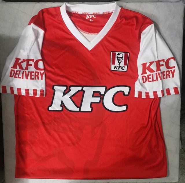NEW/RARE OFFICIAL KFC/ Kentucky Fried Chicken Football Shirt/Top XL £99 ...