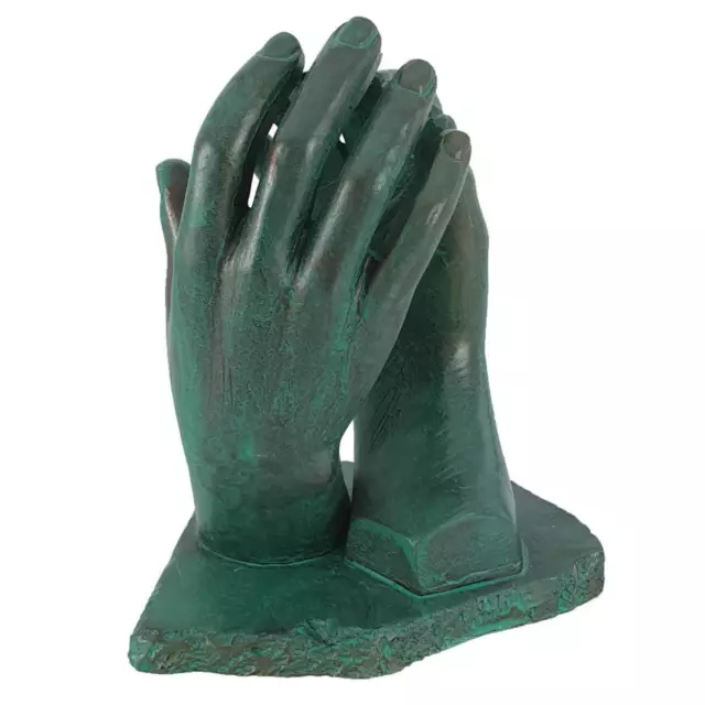 Die Kathedrale 10cm bronze-patina nach Auguste Rodin