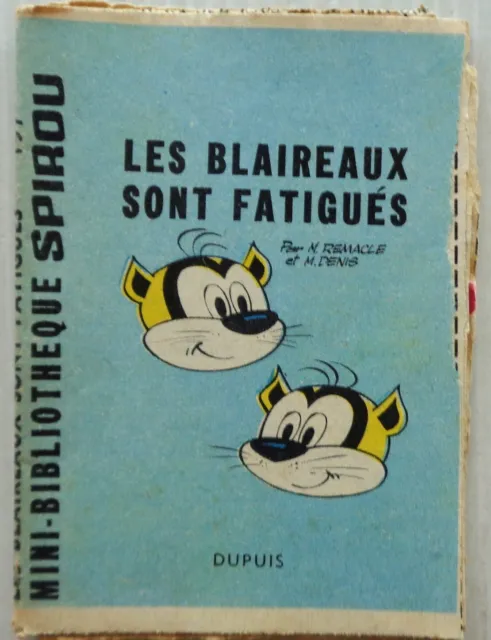 Mini Story No 197 The Badgers Are Tired Spirou No 1341 Remacle 1963