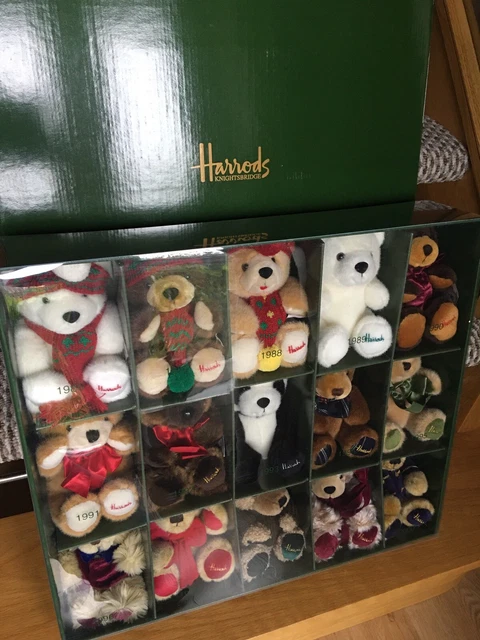 ぬいぐるみ Harrods 15 Miniature Christmas Bears Harrods 15 Miniature Christmas Bears Harrods Christmas Bear