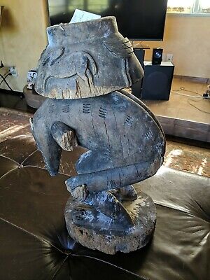 Senufo African Tribe Kola-Nut Stand Guinean National Museum West Africa Art Wood