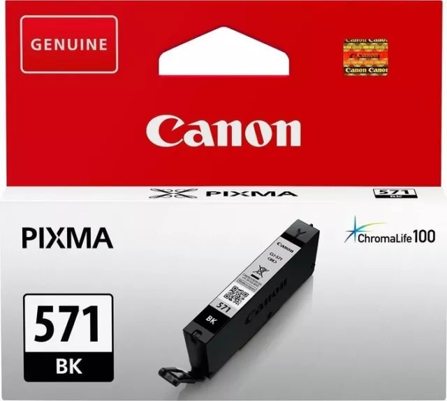 Originale Canon Cartuccia CLI-571 Black (Nero) per Pixma MG5700 MG6800 MG7