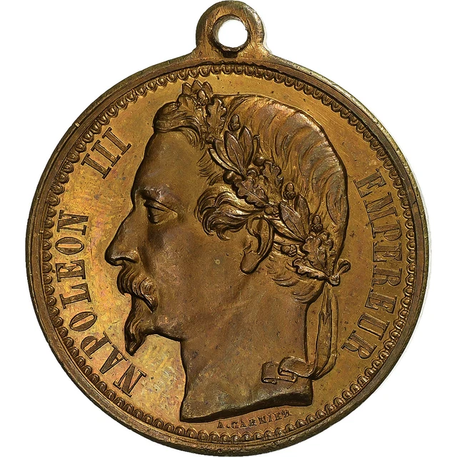 Pièce Commémorative Napoléon – Médaille Plaquée Or, Diamètre 1,6 Pouces, Objet De Collection Ou Cadeau