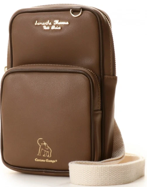 Samantha Thavasa Curious George Smartphone Shoulder Bag iPhone Purse Japan Q3213