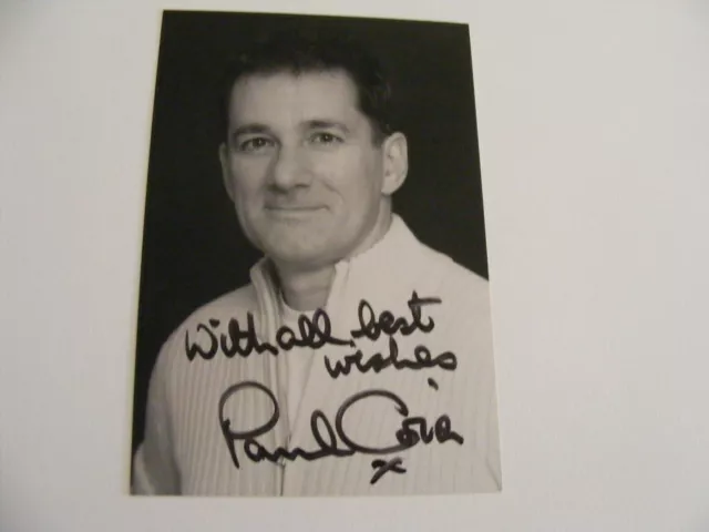 PAUL COIA Signed  Photo Autograph TV Radio Presenter  Catchword