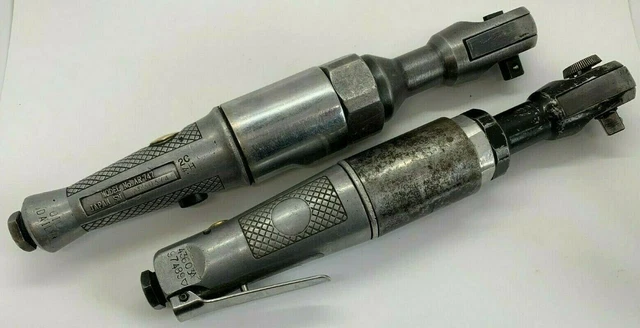 VTG MAC Tools Air Powered 3/8" Drive Wrench Pneumatic Ratchet Gun Set Lot AR747 3