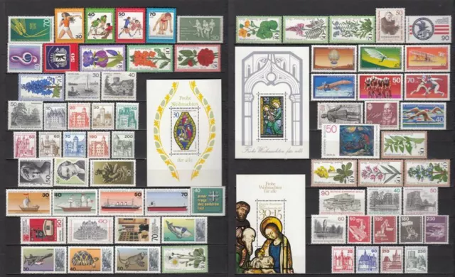 Germany BERLIN 1976-1978 - complete year sets - MNH (m5)