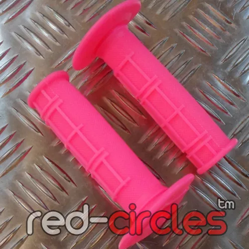 Pink Motocross Throttle Handlebar Soft Grips Yzf Kxf Crf Klx Ktm Mx