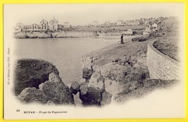 CPA Nuage dos 1900 ROYAN (Charente Maritime) PLAGE du PIGEONNIER Victor Billaud