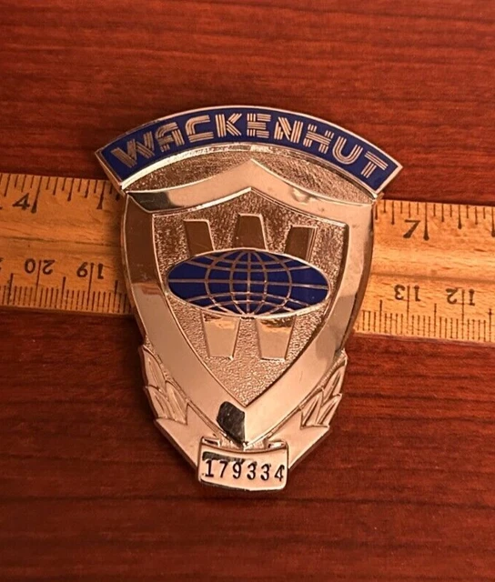 Wackenhut Security Badge #179334