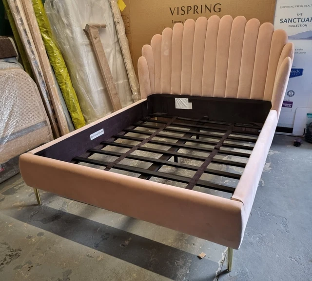 BETHAN GRAY FOR Anthropologie FEATHER Bed Kingsize in Velvet