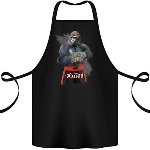 Gorilla Fighter MMA Martial Arts Muay Thai Cotton Apron 100% Organic