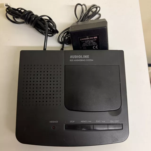 AUDIOLINE 835 Remote Access Telephone Answering System