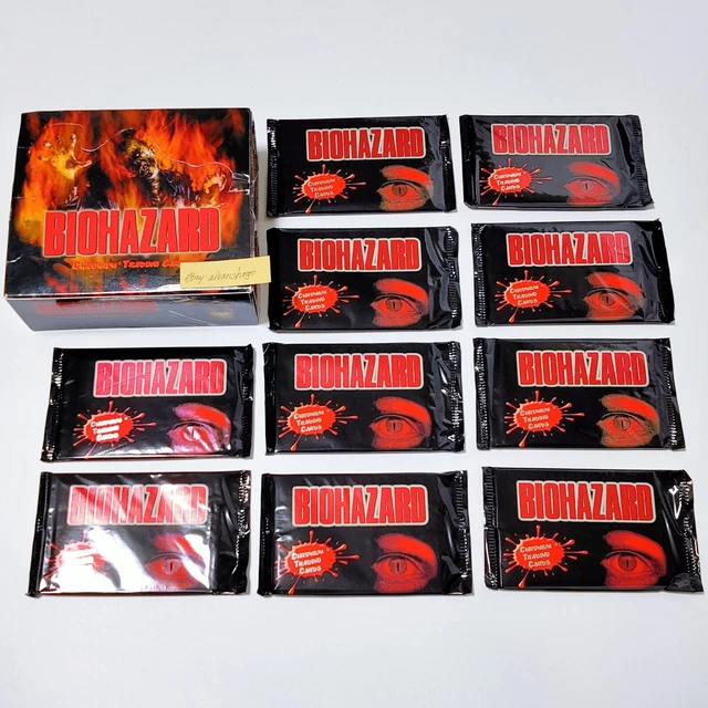 JPP BIOHAZARD CHROMIUM TRADING CARDS 10個 JPP BIOHAZARD CHROMIUM TRADING CARDS 10個 トレーディングカード