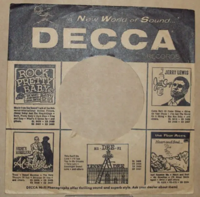 "Decca","Company Sleeve","Original","45rpm",7inch","Record",Vintage,,} )));0>